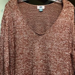 White and Red Sweater